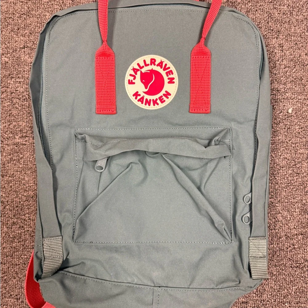 Kånken EVERYDAY OUTDOOR Teal and Salmon - Picture 2 of 6